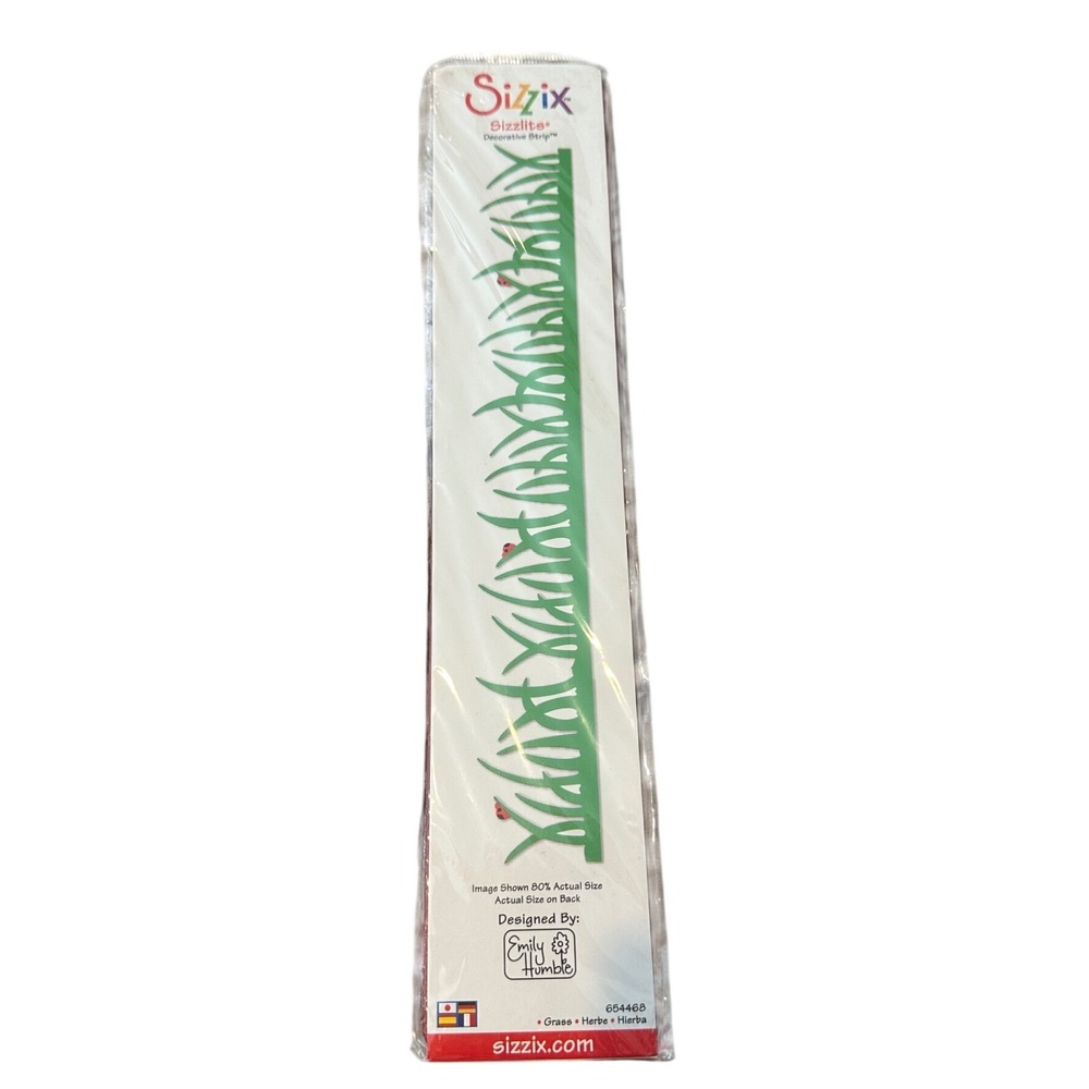 Sizzix‎ Sizzlits Decorative Strip Die 654468 Grass Emily Humble Scrapbooking NEW